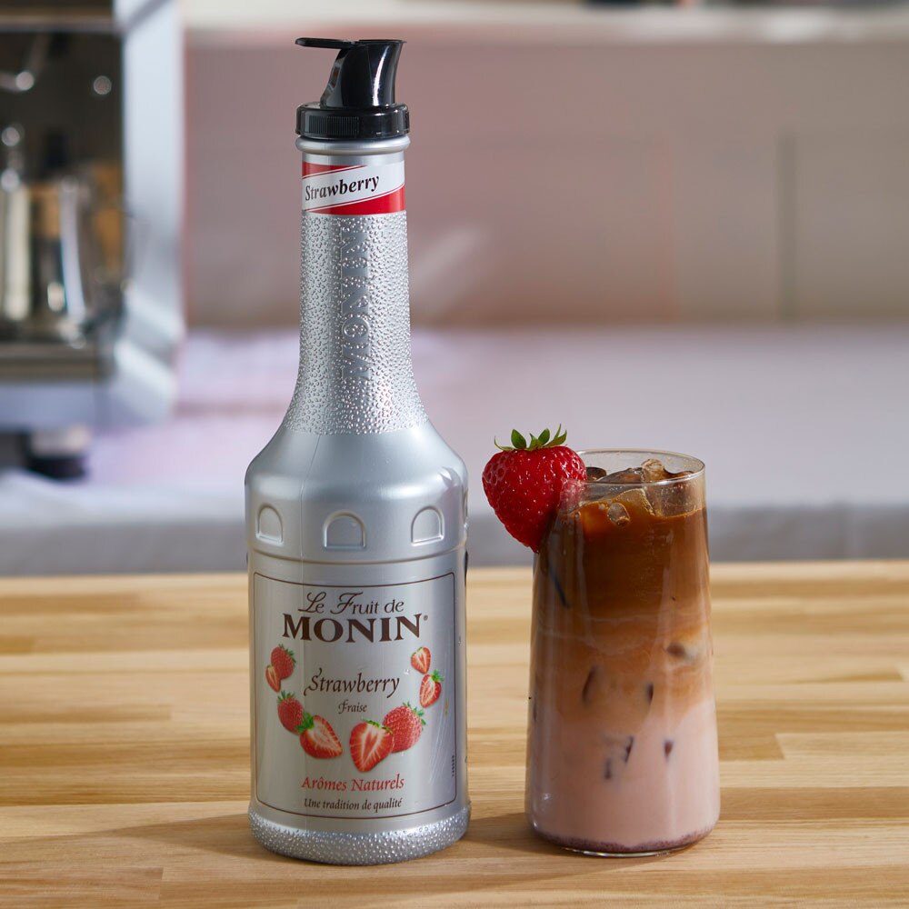 Monin Fruit Mix - Strawberry - 1L Plastic